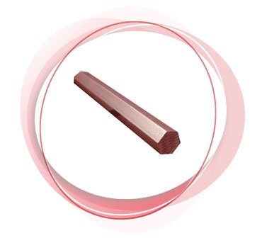 Copper Nickel Hex Rod